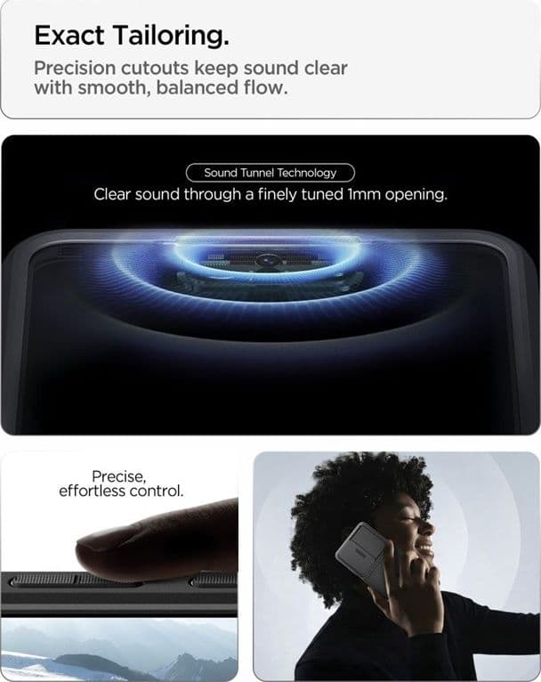 Spigen Optik Armor - Custodia per Samsung Galaxy S26 Ultra (Nero) - 8