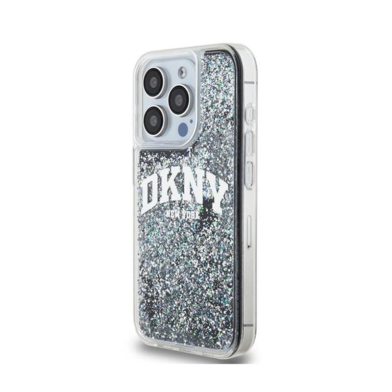 DKNY Liquid Glitter Big Logo - Case for iPhone 15 Pro (black) - 2