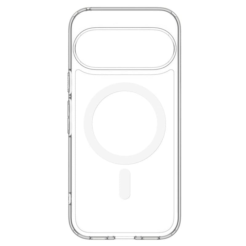 Spigen Ultra Hybrid Mag MagSafe - Custodia per Google Pixel 11 Pro (Trasparente/Bianco) - 5