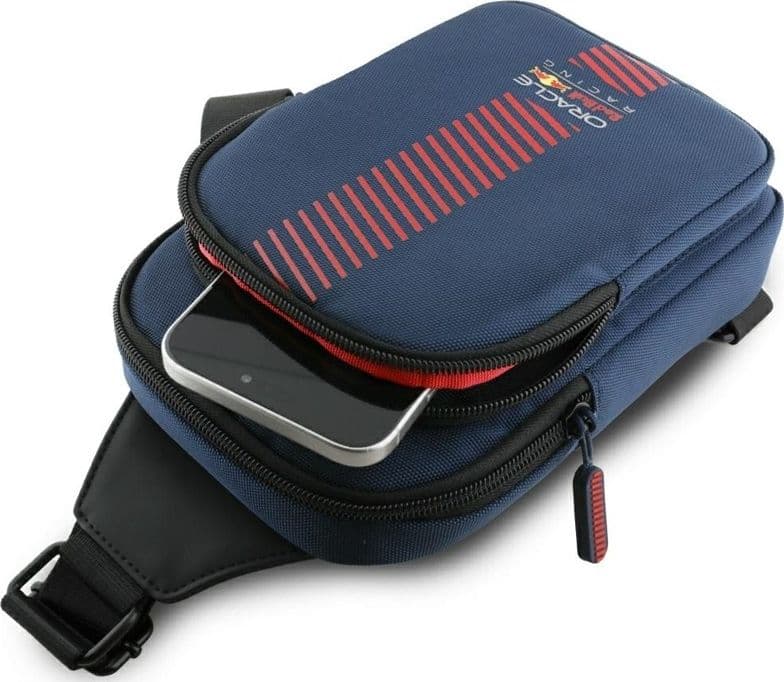 Borsa a tracolla Red Bull Powerbar in nylon - Borsa per cellulare a tracolla (blu navy) - 4