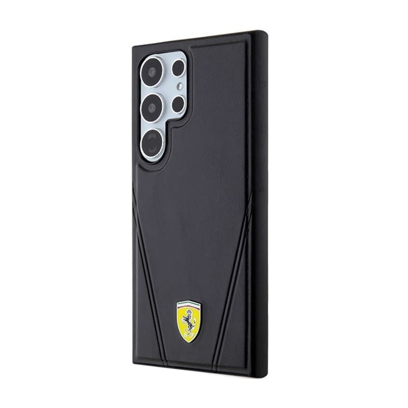 Ferrari Hot Stamp V Lines MagSafe - Samsung Galaxy S24 Ultra case (black) - 2
