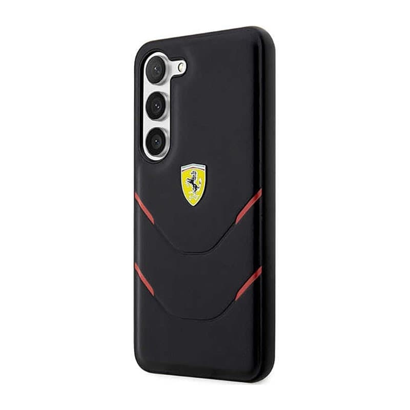 Ferrari Hot Stamp Lines - Case for Samsung Galaxy S23 (Black) - 2
