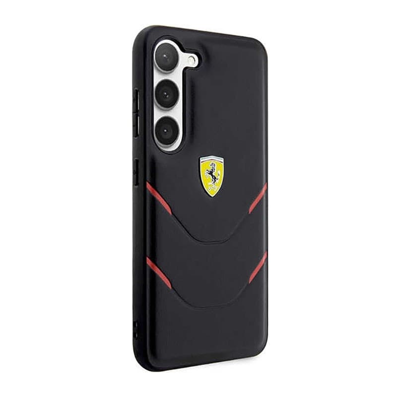 Ferrari Hot Stamp Lines - Case for Samsung Galaxy S23 (Black) - 4