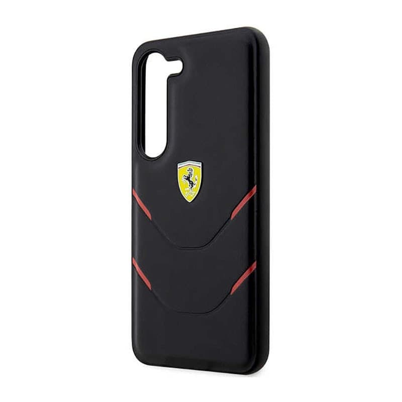 Ferrari Hot Stamp Lines - Case for Samsung Galaxy S23 (Black) - 6