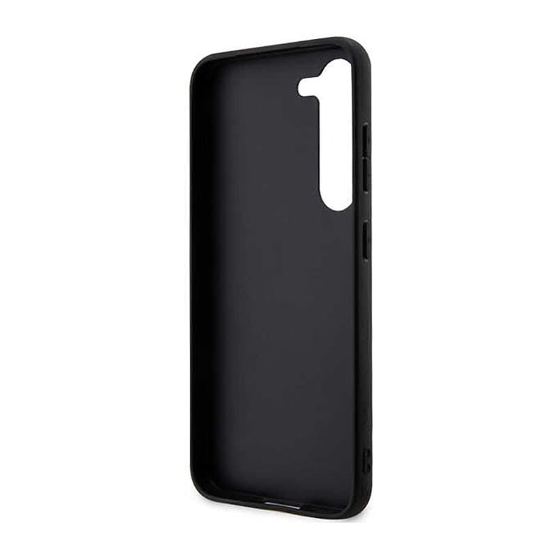 Karl Lagerfeld Saffiano Monogram Metal Logo - Case for Samsung Galaxy S23 (Black) - 7
