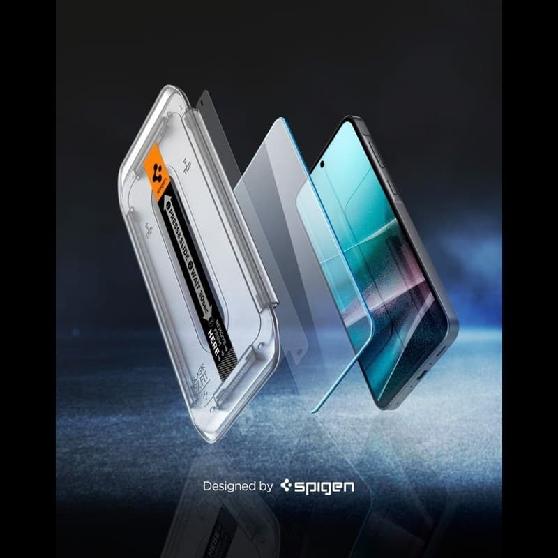 Spigen GLAS.TR EZ Fit HD - Pellicola protettiva in vetro temperato per Samsung Galaxy A36 5G / A37 5G - 2