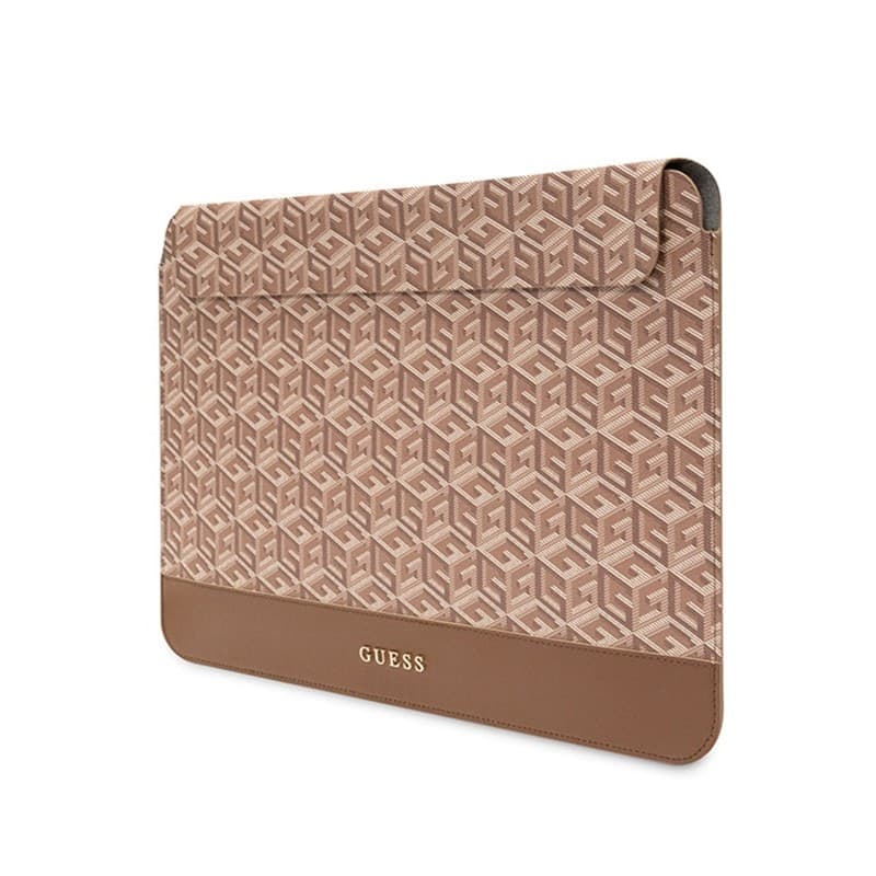 Guess GCube Stripes Computer Sleeve - 16" Notebook Case (brown) - 2