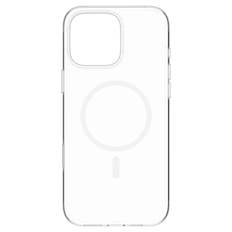Spigen Thin Fit T Mag MagSafe - Custodia per iPhone 16 Pro (Trasparente / Bianco) - 3