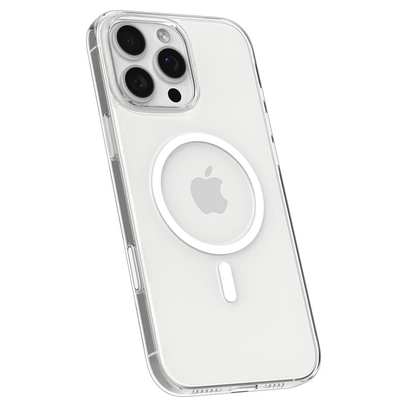 Spigen Thin Fit T Mag MagSafe - Custodia per iPhone 16 Pro (Trasparente / Bianco) - 7