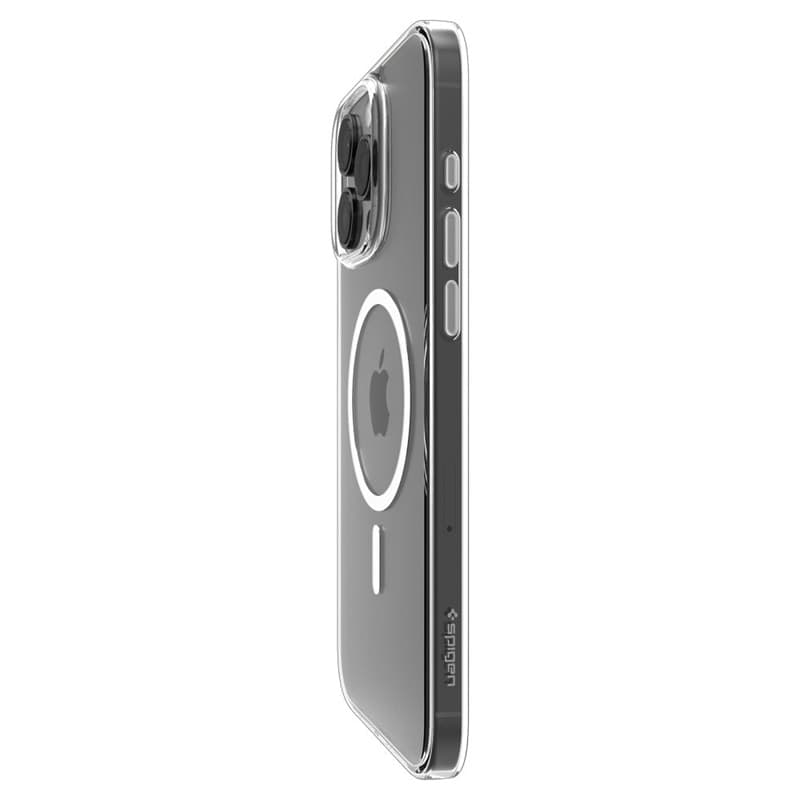 Spigen Thin Fit T Mag MagSafe - Custodia per iPhone 16 Pro (Trasparente / Bianco) - 8