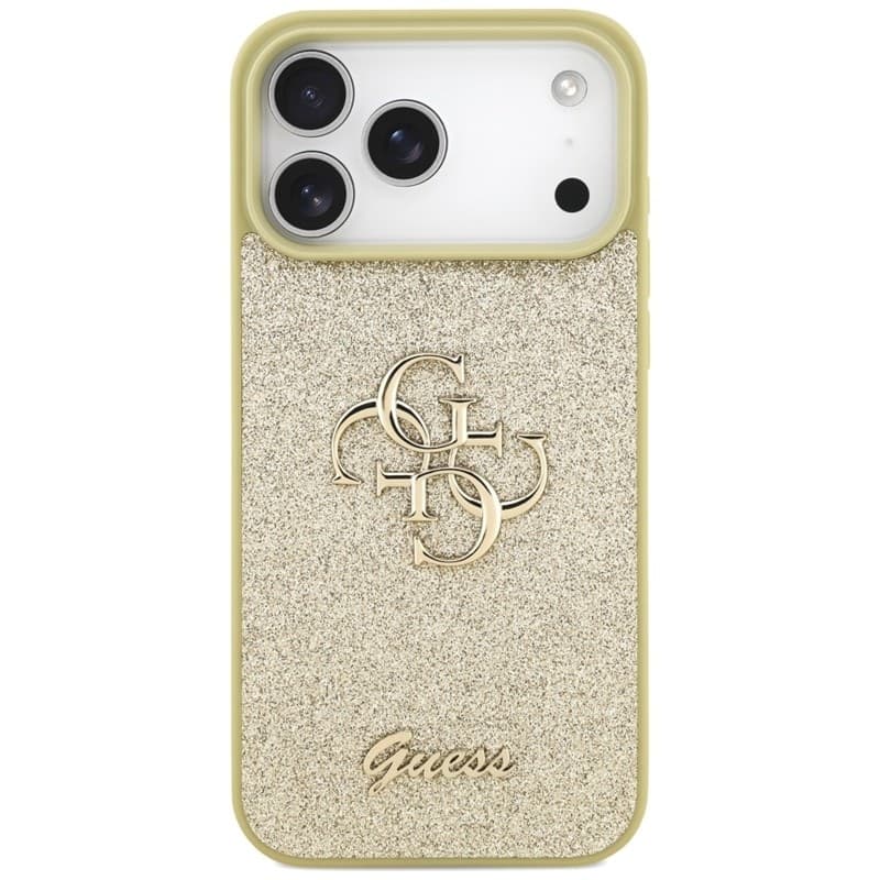 Guess Fixed Glitter Big 4G - Case for iPhone 17 Pro Max (gold) - 3
