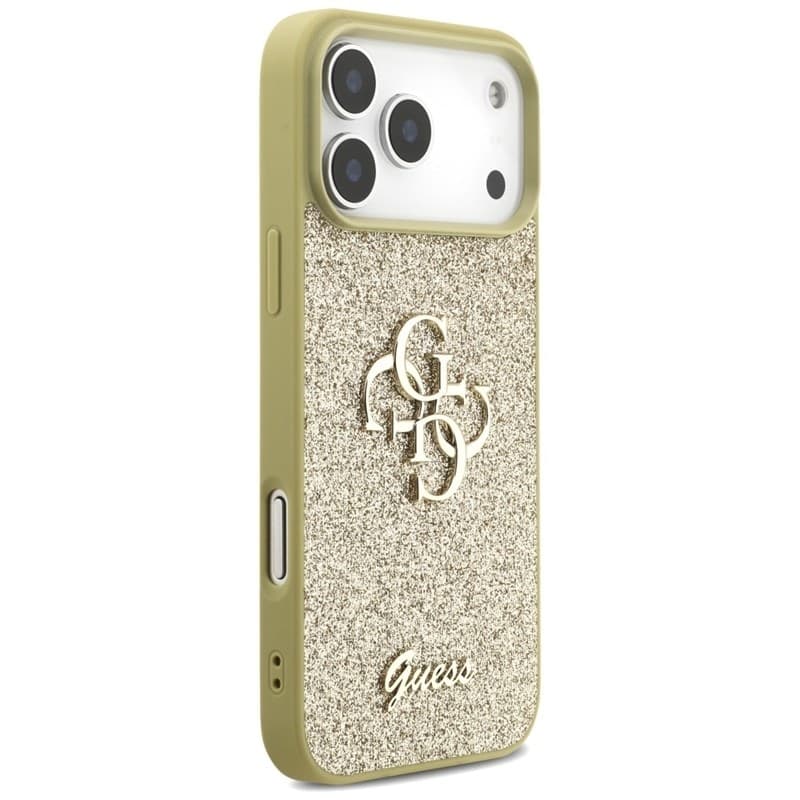 Guess Fixed Glitter Big 4G - Case for iPhone 17 Pro Max (gold) - 4