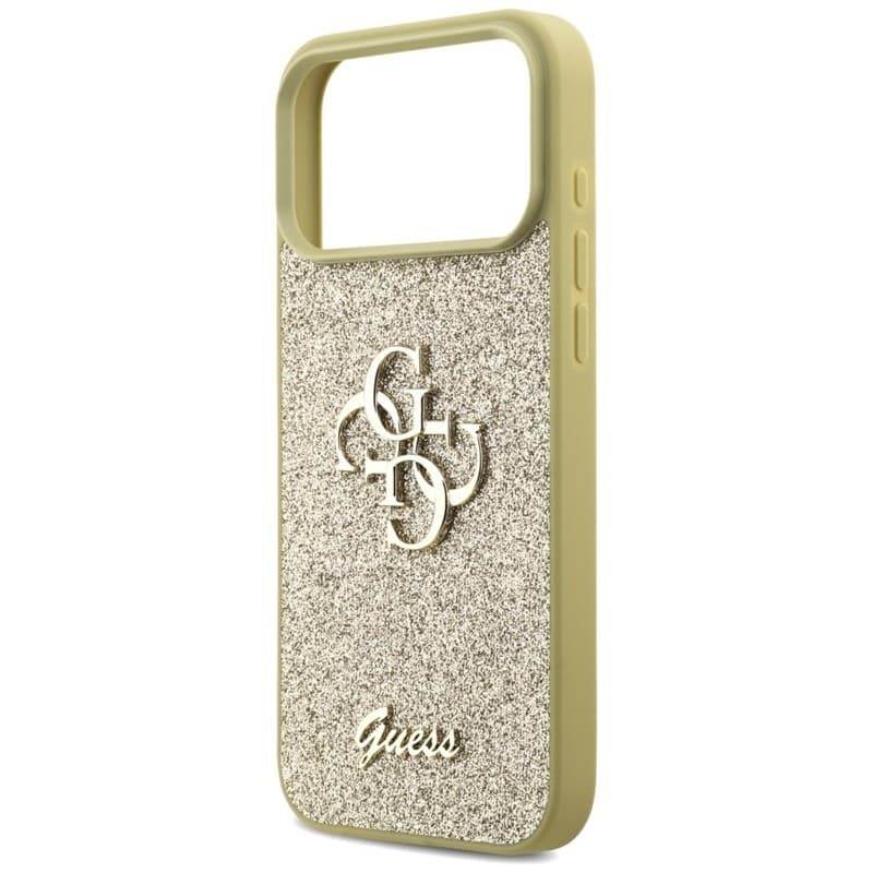 Guess Fixed Glitter Big 4G - Case for iPhone 17 Pro Max (gold) - 6