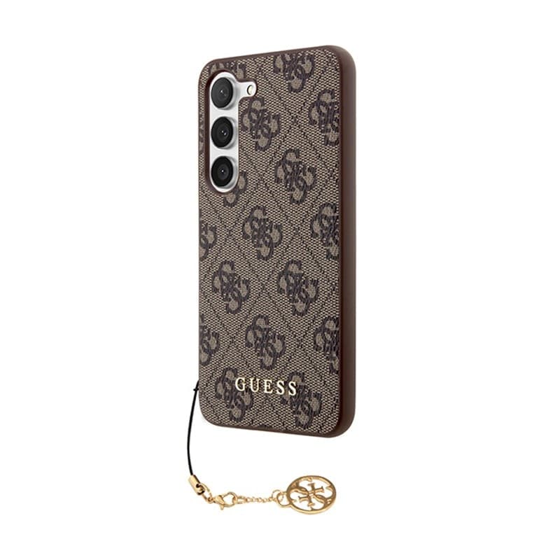 Guess 4G Charms Collection - Case Samsung Galaxy A35 5G (brown) - 2