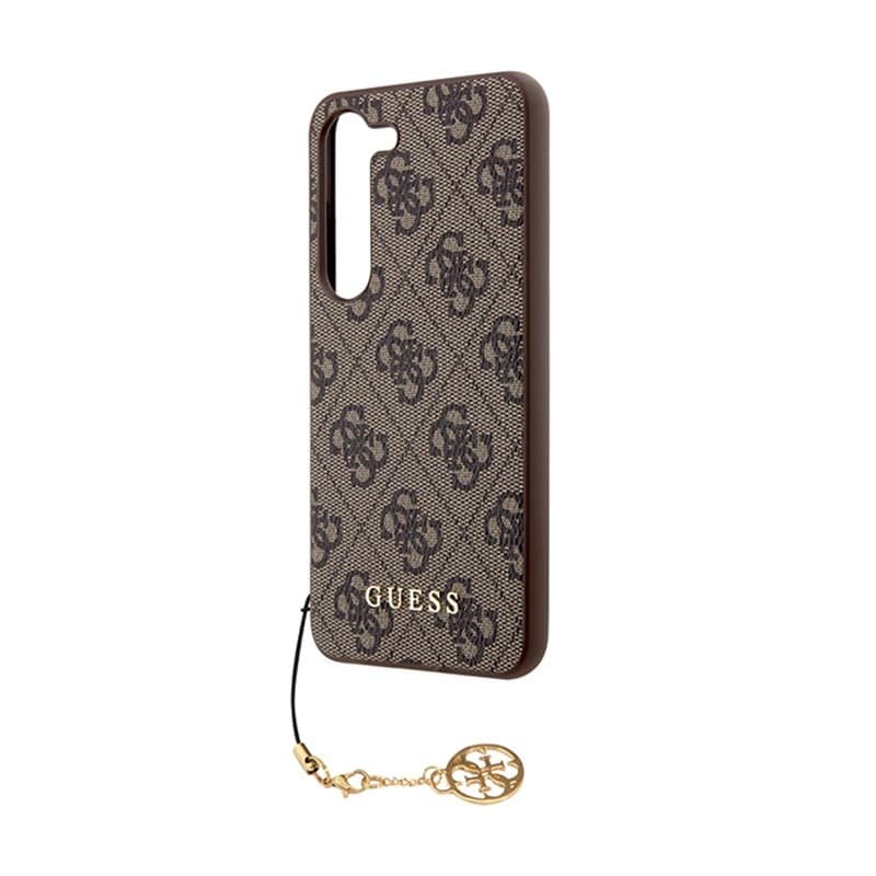 Guess 4G Charms Collection - Case Samsung Galaxy A35 5G (brown) - 6