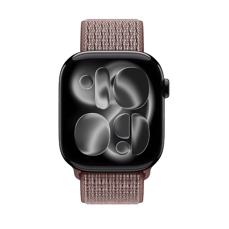 Cinturino sportivo Crong in nylon per Apple Watch 38/40/41/42 mm (malva fumé) - 3