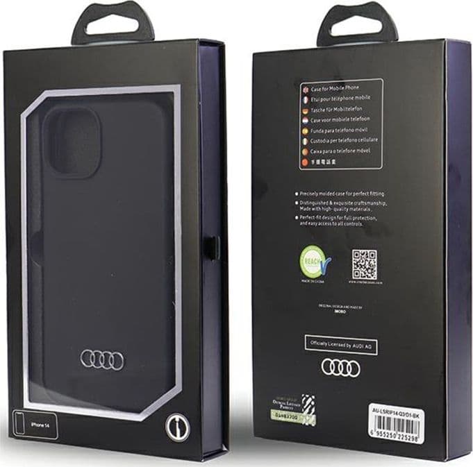 Audi Silicone Case - Case for iPhone 14 (Black) - 6