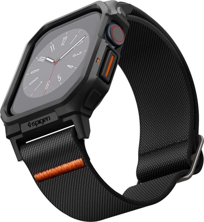 Spigen Lite Fit "Pro" - Case with Strap for Apple Watch 10 42 mm (Matte Black) - 6