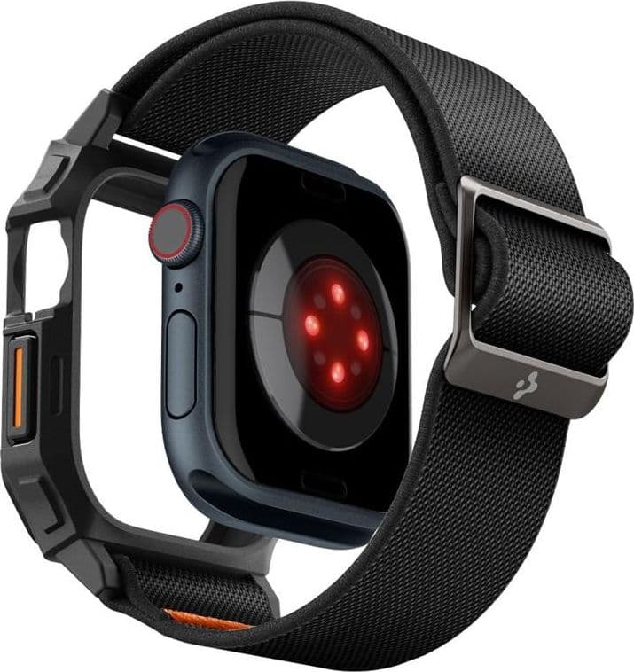 Spigen Lite Fit "Pro" - Case with Strap for Apple Watch 10 42 mm (Matte Black) - 8