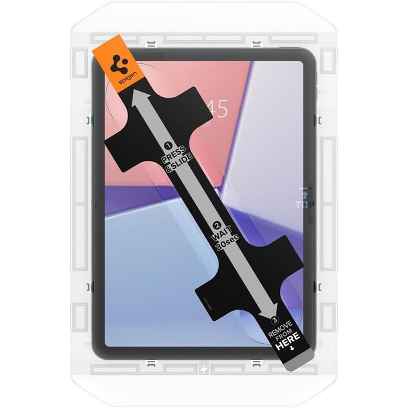 Spigen GLAS.TR EZ FIT - Tempered Glass for iPad Air 11" (M3 (2025) / M2 (2024) (Transparent) - 2