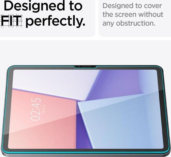 Spigen GLAS.TR EZ FIT - Tempered Glass for iPad Air 11" (M3 (2025) / M2 (2024) (Transparent) - 4