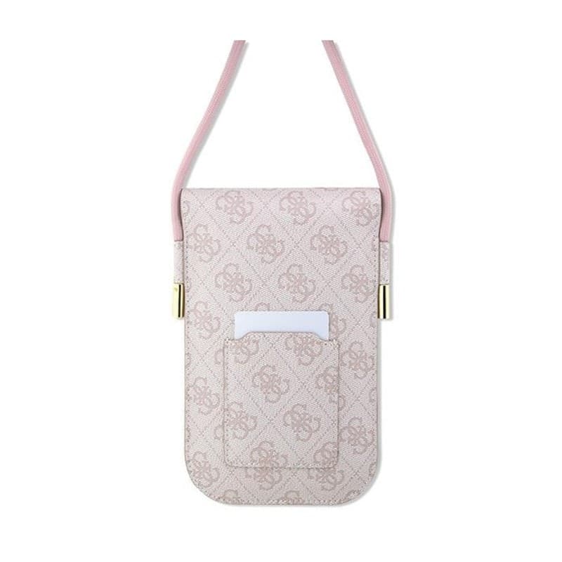 Guess 4G Metal Script Logo - Phone crossbody bag (pink) - 2