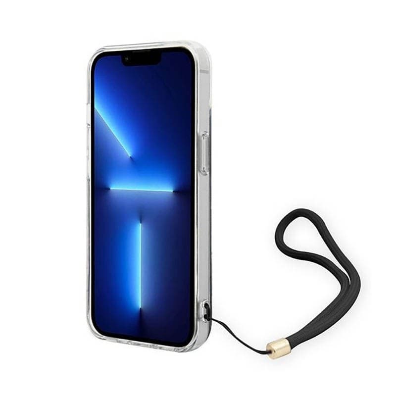 Guess 4G Print Cord - Case for iPhone 14 Plus (Black) - 3