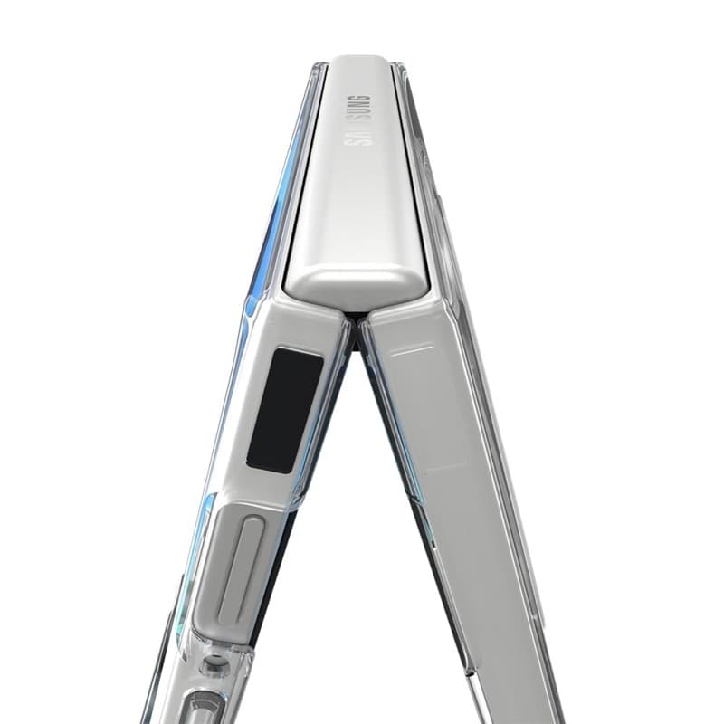 Spigen AirSkin MagSafe - Custodia per Samsung Galaxy Z Flip 8 (Trasparente/Bianco) - 2