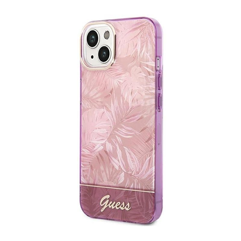 Guess Jungle Case - Case for iPhone 14 Plus (Pink) - 2