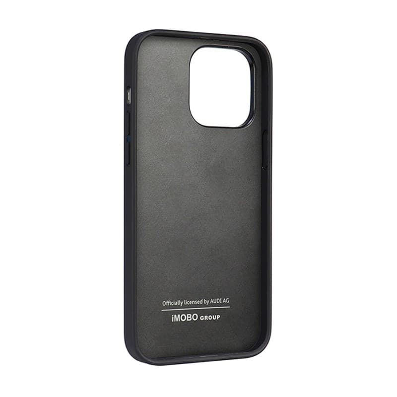 Audi Synthetic Leather - Case for iPhone 14 Pro Max (Black) - 5