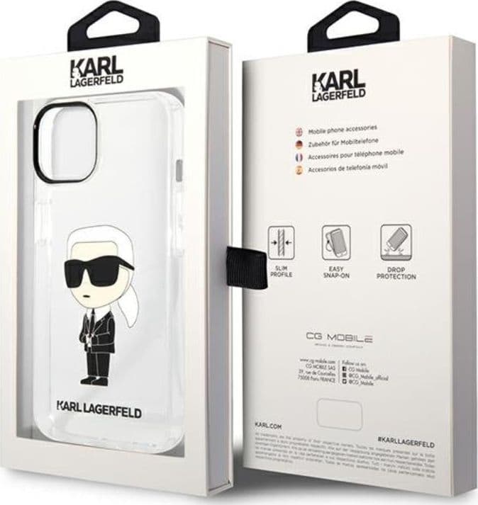 Karl Lagerfeld IML NFT Ikonik - Case for iPhone 14 Plus (Clear) - 8