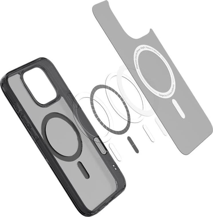 Spigen Ultra Hybrid T Mag MagSafe - Case for iPhone 16 Pro (Frost Black) - 6