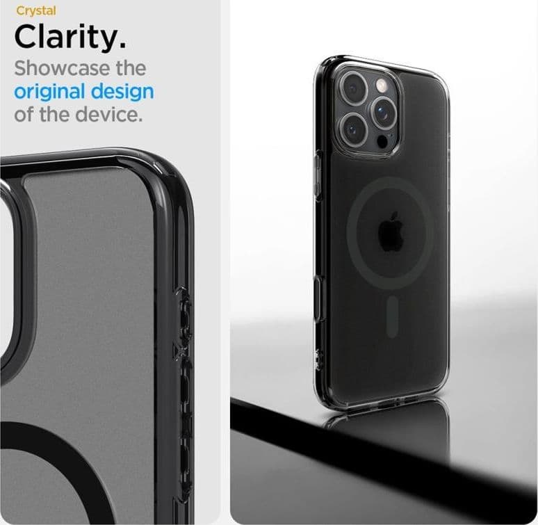 Spigen Ultra Hybrid T Mag MagSafe - Case for iPhone 16 Pro (Frost Black) - 9