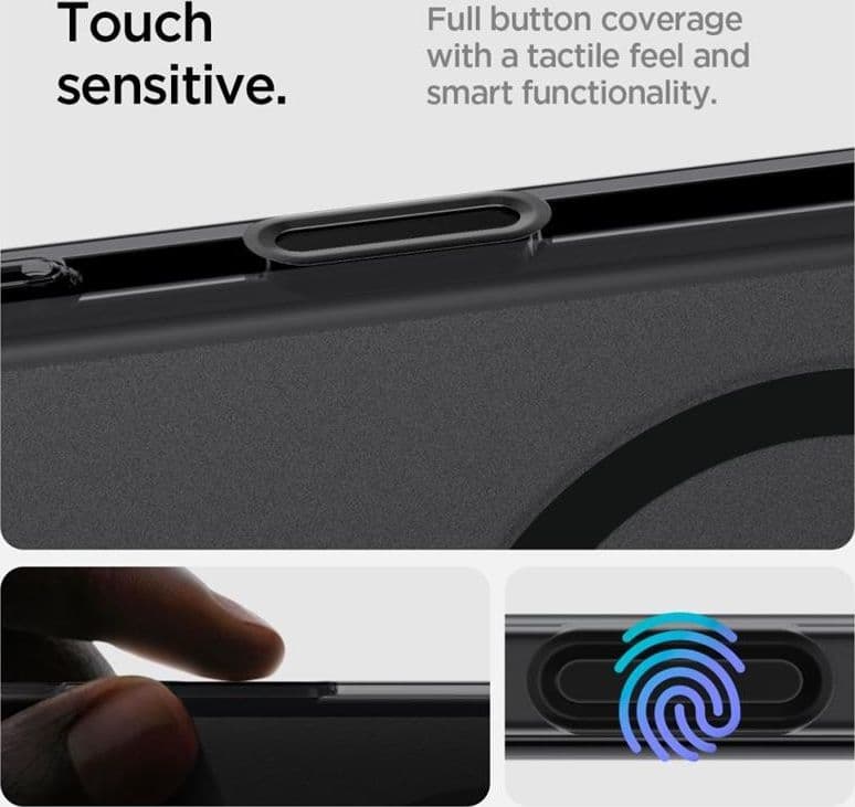 Spigen Ultra Hybrid T Mag MagSafe - Case for iPhone 16 Pro (Frost Black) - 10