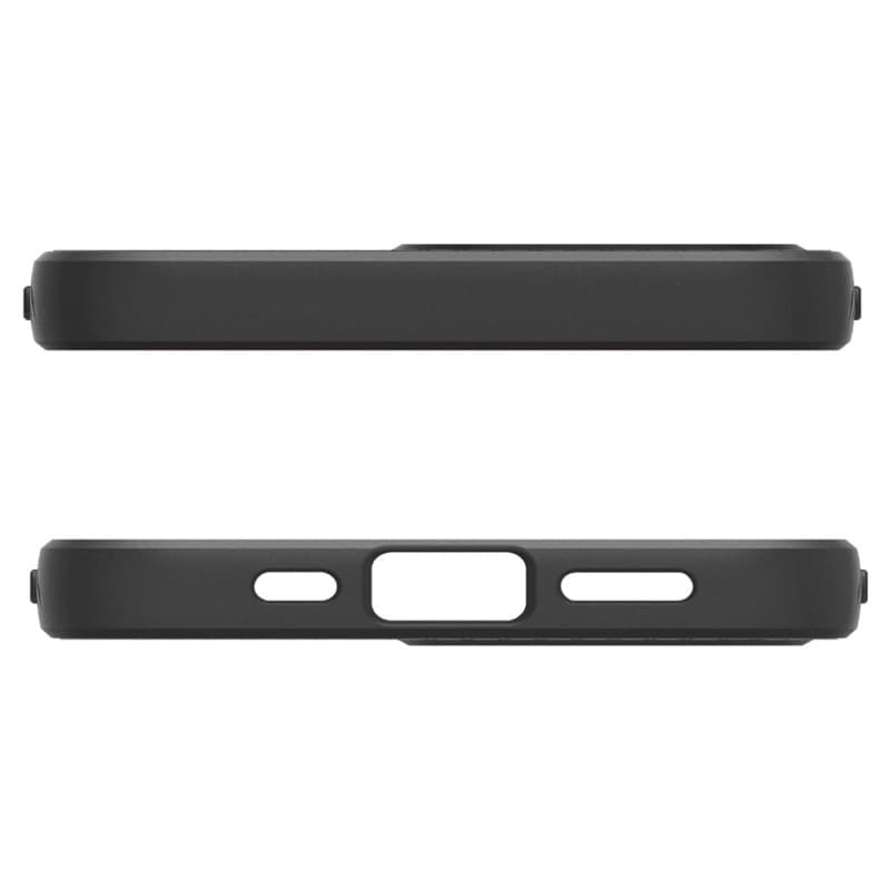 Spigen Liquid Air Mag MagSafe - Custodia per iPhone 17e / 16e (nero opaco) - 4