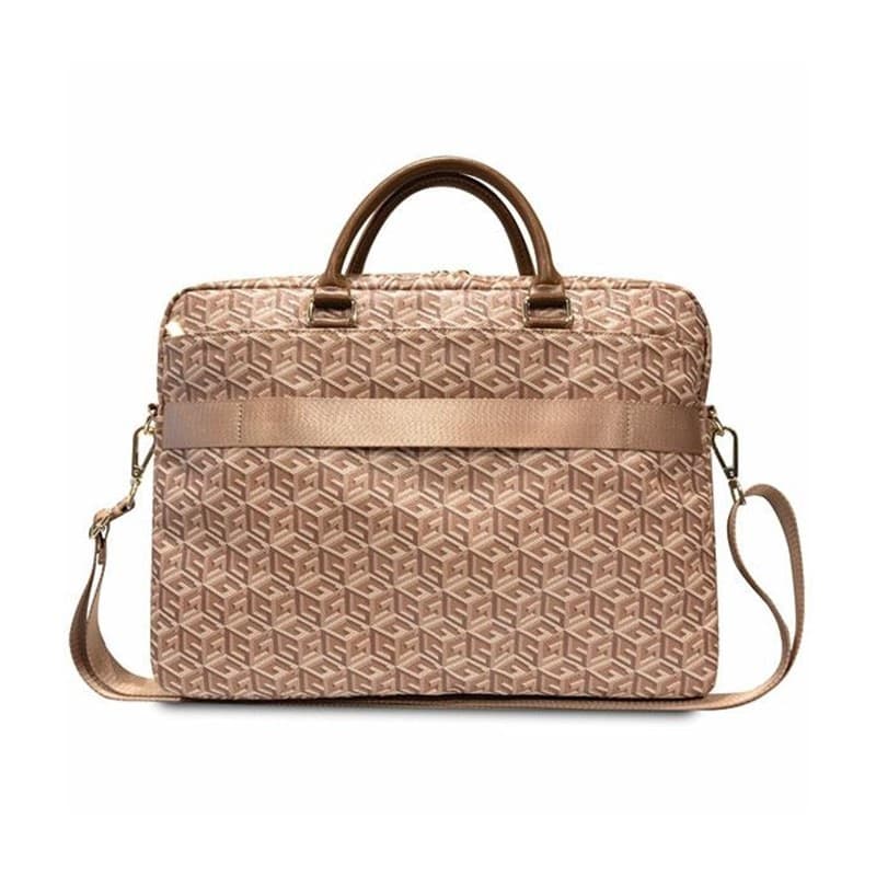 Guess GCube Stripes Computer Bag - 16" Notebook bag (Brown) - 3