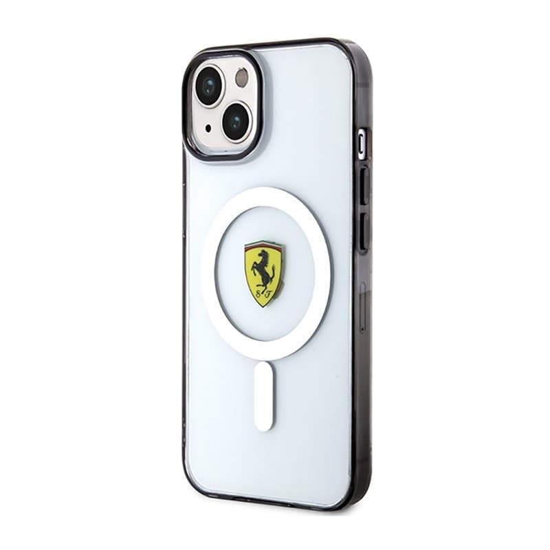 Ferrari Outline Magsafe - Case for iPhone 14 (Transparent) - 2