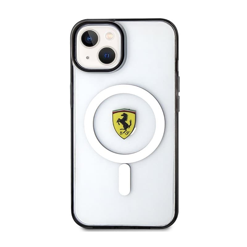 Ferrari Outline Magsafe - Case for iPhone 14 (Transparent) - 3