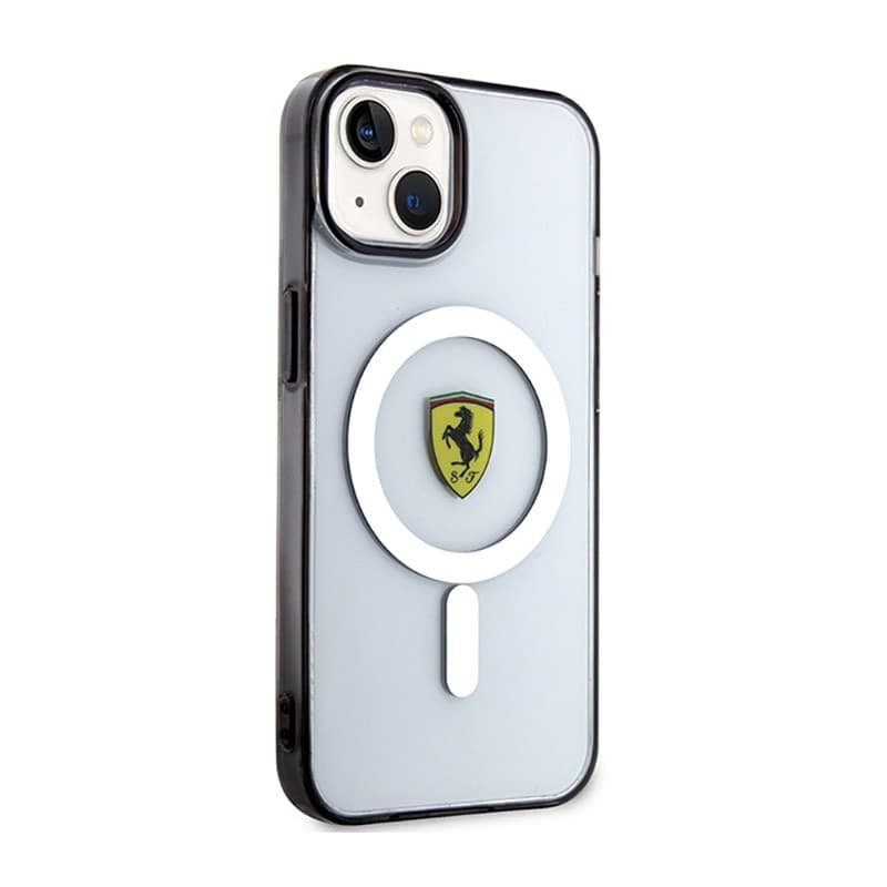 Ferrari Outline Magsafe - Case for iPhone 14 (Transparent) - 4