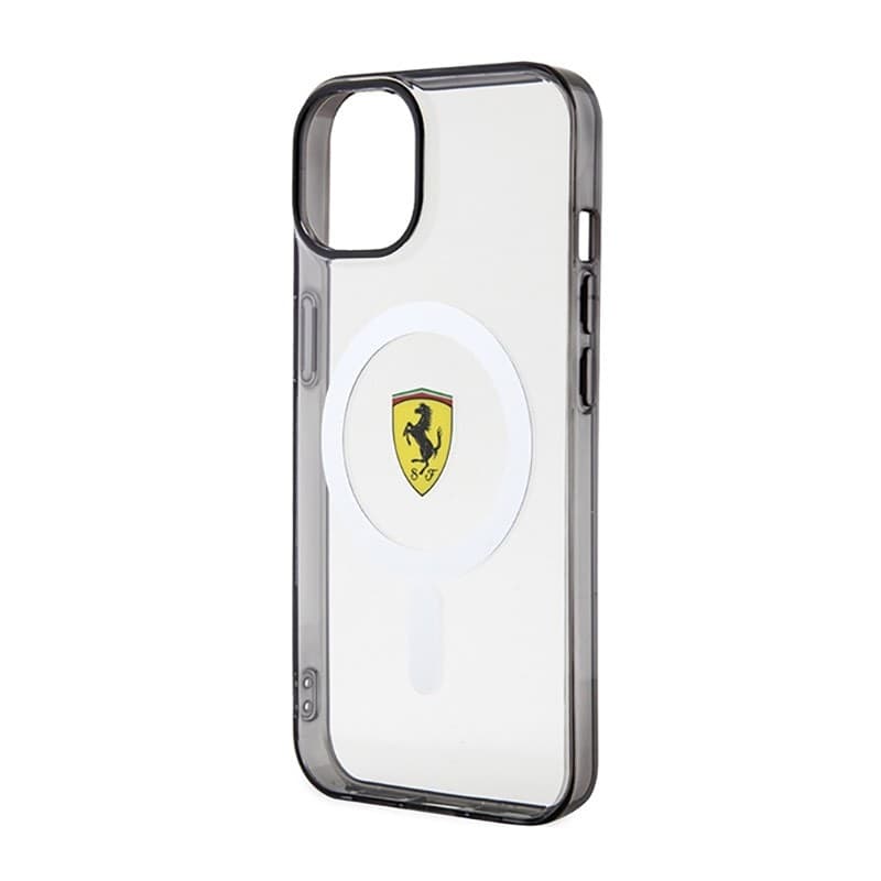 Ferrari Outline Magsafe - Case for iPhone 14 (Transparent) - 6
