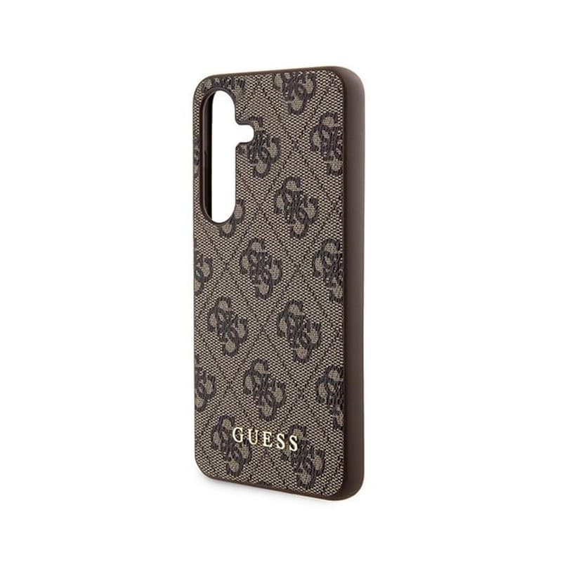 Guess 4G Metal Gold Logo - Case for Samsung Galaxy S24 (brown) - 6