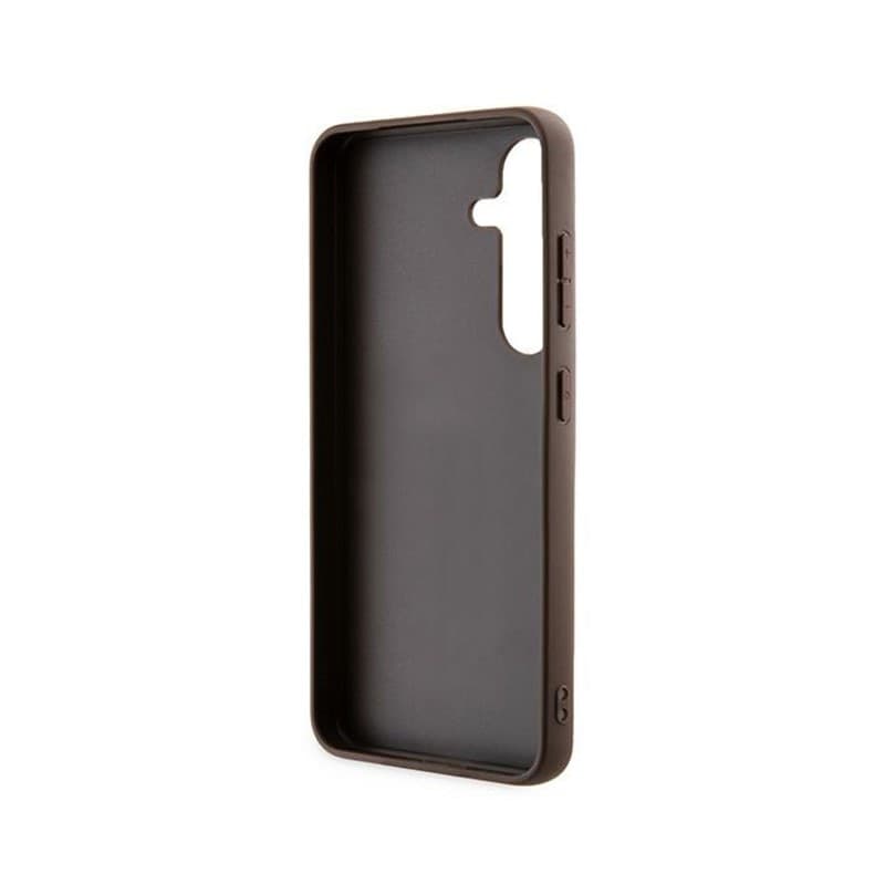 Guess 4G Metal Gold Logo - Case for Samsung Galaxy S24 (brown) - 7
