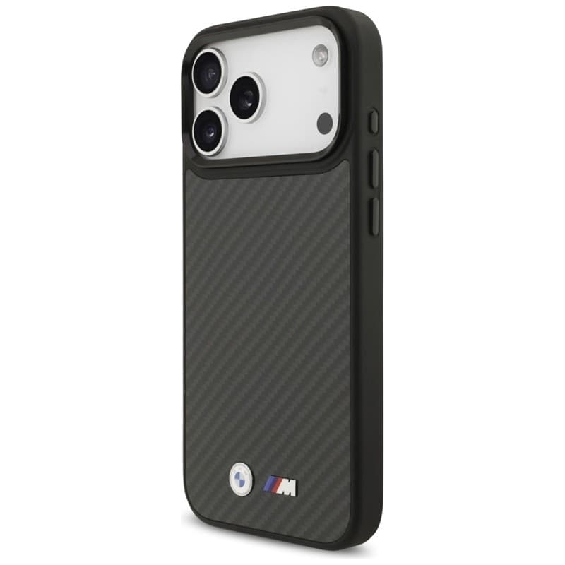 Custodia BMW M Kevlar Matt MagSafe per iPhone 17 Pro Max (nera) - 2