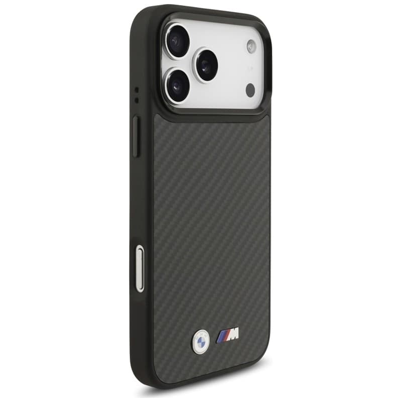 Custodia BMW M Kevlar Matt MagSafe per iPhone 17 Pro Max (nera) - 4