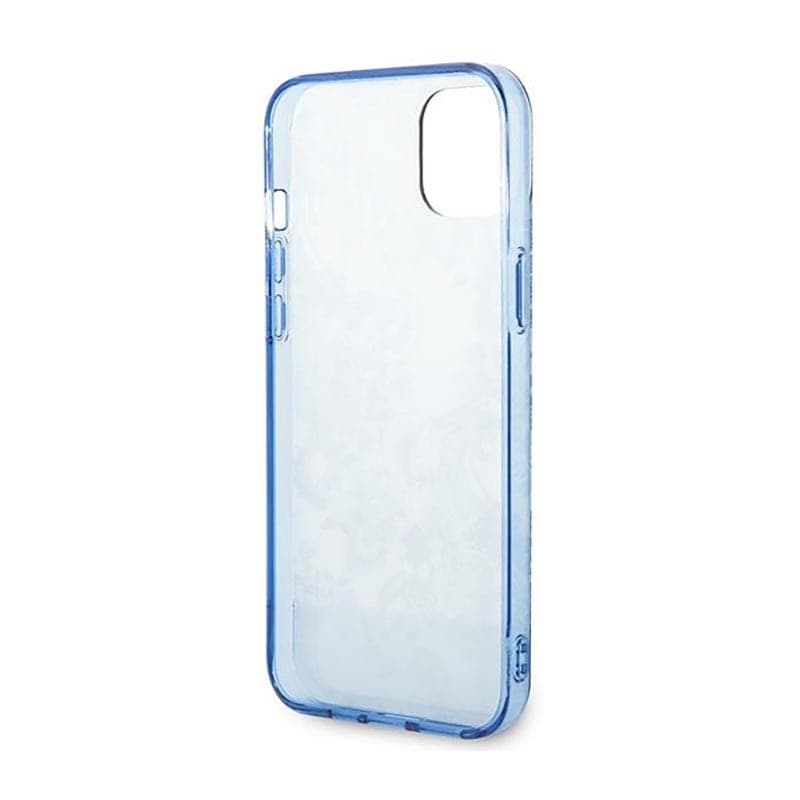 Guess Porcelain Collection - Case for iPhone 14 Plus (Blue) - 7