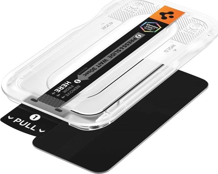 Spigen Glas.tR EZ Fit Pro AC Privacy Confezione da 2 - Vetro temperato per la privacy per Google Pixel 9 Pro XL / 10 Pro XL / 11 - 3