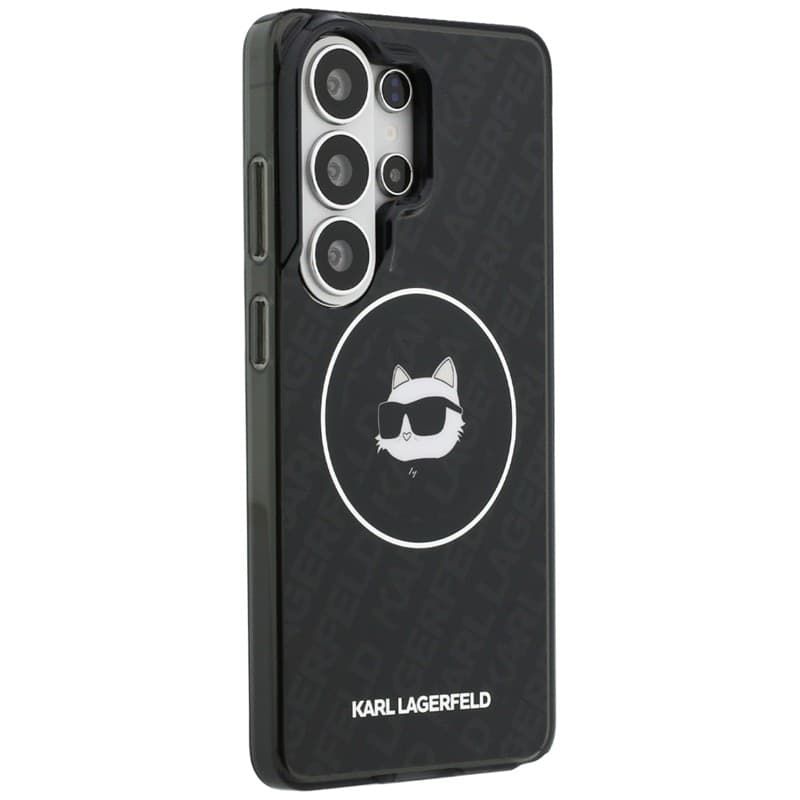 Karl Lagerfeld IML Repeated Choupette MagSafe - Custodia per Samsung Galaxy S26 Ultra (Nero) - 4