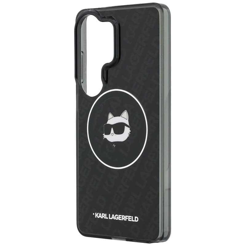 Karl Lagerfeld IML Repeated Choupette MagSafe - Custodia per Samsung Galaxy S26 Ultra (Nero) - 6