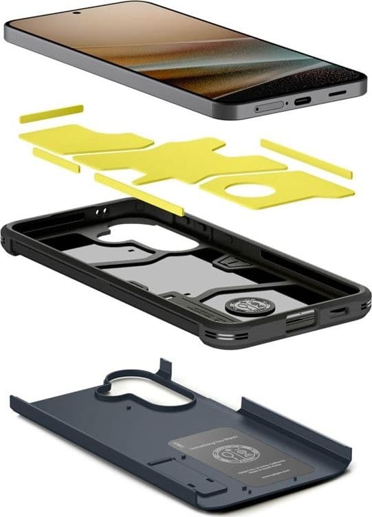 Spigen Tough Armor - Custodia per Samsung Galaxy A57 5G (Ardesia Metallizzata) - 6