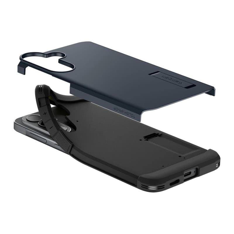 Spigen Tough Armor - Custodia per Samsung Galaxy A57 5G (Ardesia Metallizzata) - 9